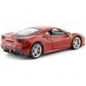 Cochesdemetal.es 2015 Ferrari 488 GTB Rosso Mugello 1:24 Bburago 18-26013 En Liquidación