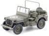 1942 Jeep Willys 1-4 Ton Army Truck Abierto Verde Caqui 1:18 Welly 18055 Cochesdemetal 1 - Coches de Metal 