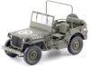 Cochesdemetal.es 1942 Jeep Willys 1-4 tonne Army Truck Green Green Khaki 1:18 Welly 18055