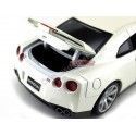Cochesdemetal.es 2009 Nissan GT-R R35 Blanco Perla 1:18 Bburago 12079 en Liquidación