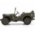 Cochesdemetal.es 1942 Jeep Willys 1-4 tonne Army Truck Green Green Khaki 1:18 Welly 18055