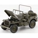 1942 Jeep Willys 1-4 Ton Army Truck Abierto Verde Caqui 1:18 Welly 18055 Cochesdemetal 9 - Coches de Metal 