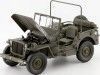 1942 Jeep Willys 1-4 Ton Army Truck Abierto Verde Caqui 1:18 Welly 18055 Cochesdemetal 9 - Coches de Metal 