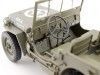 1942 Jeep Willys 1-4 Ton Army Truck Abierto Verde Caqui 1:18 Welly 18055 Cochesdemetal 12 - Coches de Metal 