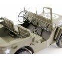 1942 Jeep Willys 1-4 Ton Army Truck Abierto Verde Caqui 1:18 Welly 18055 Cochesdemetal 13 - Coches de Metal 
