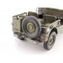 1942 Jeep Willys 1-4 Ton Army Truck Abierto Verde Caqui 1:18 Welly 18055 Cochesdemetal 14 - Coches de Metal 