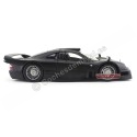 CARSDEMETAL.ES 1998 Mercedes-Benz CLK-GTR AMG Street Version Satin Black 1:18 MAISTO 31849 en liquidation