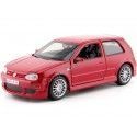 Cochesdemetal.es 2002 Volkswagen VW Golf R32 Mk4 V6 Rojo 1:24 Maisto 31290 En Liquidación