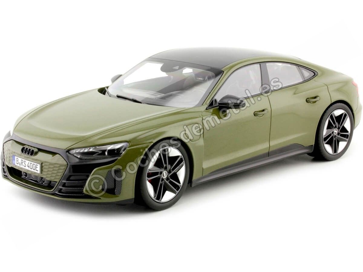 Audi rs e-tron GT 2021 verde oliva metalizado maqueta de coche 1:18 norev