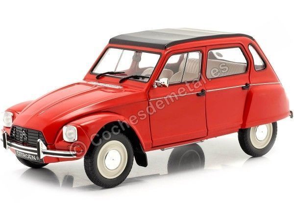 Cochesdemetal.es 1968 Citroen Dyane 6 Rojo Corsario 1:18 Solido S1800307