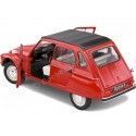 CARSDEMETAL.ES 1968 Citroen Dyane 6 Red Corsair 1:18 Solino S1800307