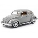 Cochesdemetal.es 1955 Volkswagen VW Kafer Beetle Gris 1:18 Bburago 12029