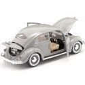 Coachesdemetal.s 1955 Volkswagen VW Kafer Beetle Gris 1:18 Brugar 12029