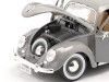 Coachesdemetal.s 1955 Volkswagen VW Kafer Beetle Gris 1:18 Brugar 12029