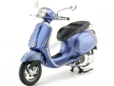 CARSDEMETAL.ES 2014 Vespa Spring 150 Metallic Blue 1:12 Newray 57553