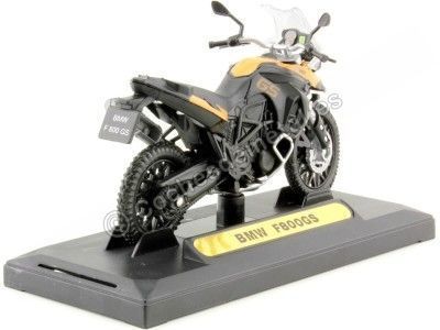 CARSDEMETAL.ES 2010 BMW F800GS ORANGE / NOIR 1:18 MOTEUR MAX 451 2