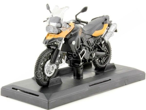 CARSDEMETAL.ES 2010 BMW F800GS ORANGE / NOIR 1:18 MOTEUR MAX 451