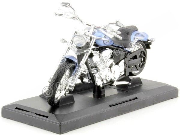 Cochesdememetal.es 2011 Motorcycle Yamaha Raider S bleu 1:18 Motor Max 450