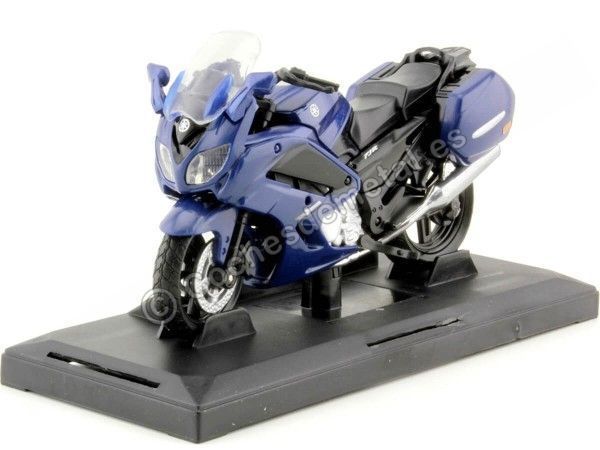Cochesdemetal.es 2018 Yamaha FJR 1300 Bleu métallique 1:18 MOTOR MAX 458