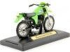 Cochesdemetal.es 1980 Kawasaki KDX250 VERDE 1:18 MOTOR MAX 402