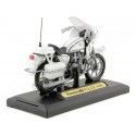 Carsdemetal.es 1980 Kawasaki Z1000 Police blanche 1:18 Motor max 406