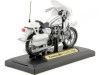 Carsdemetal.es 1980 Kawasaki Z1000 Police blanche 1:18 Motor max 406