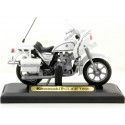 Carsdemetal.es 1980 Kawasaki Z1000 Police blanche 1:18 Motor max 406