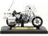 Carsdemetal.es 1980 Kawasaki Z1000 Police blanche 1:18 Motor max 406