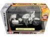 Carsdemetal.es 1980 Kawasaki Z1000 Police blanche 1:18 Motor max 406