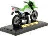 CARSDEMETAL.ES 1990 KAWASAKI KLR650 VERT / BLANC 1:18 MOTEUR MAX 411