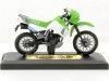 CARSDEMETAL.ES 1990 KAWASAKI KLR650 VERT / BLANC 1:18 MOTEUR MAX 411