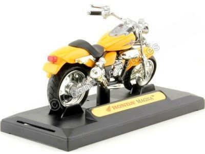 Cochesdemetal.es 2000 Honda Magna Naranja 1:18 Motor Max 419 2