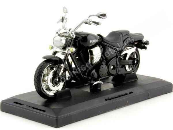 Cochesdemetal.es 2002 Yamaha Road Star Warrior Negra 1:18 Motor Max 437