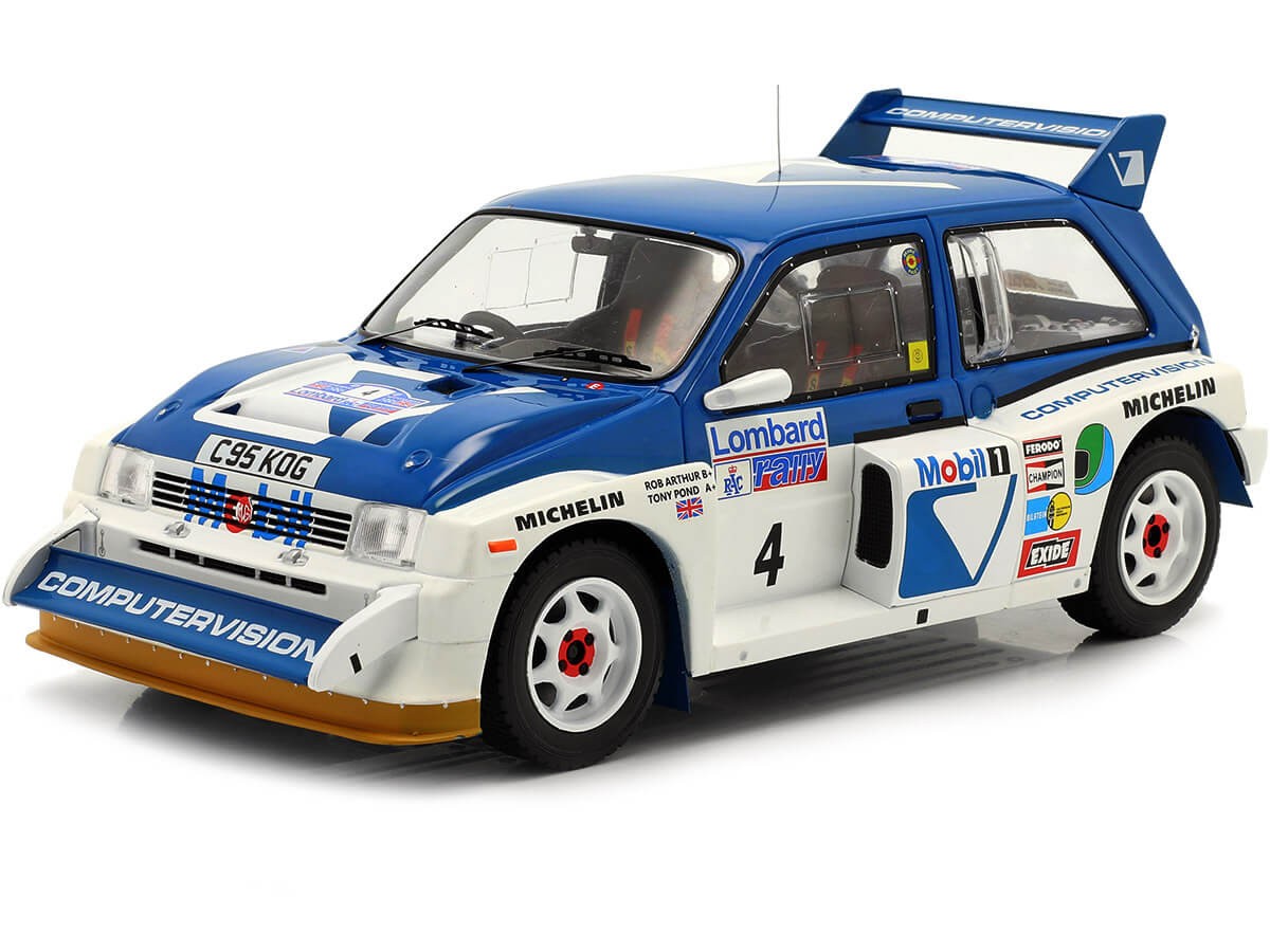 1986 MG Metro 6R4 Nº4 Pond/Arthur RAC Rallye Lombard 1:18 IXO Model...