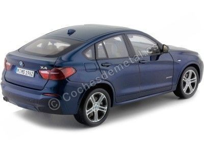 Cochesdemetal.es 2014 BMW X4 F26 xDrive 35d Azul Metalizado 1:18 Paragon Models 97092 2
