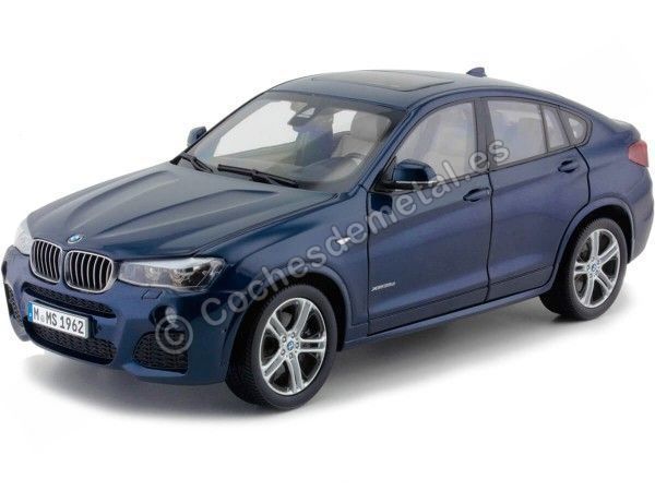 CARSDEMETAL.ES 2014 BMW X4 F26 XDrive 35D Metallic Blue 1:18 Modèles Paragon 97092