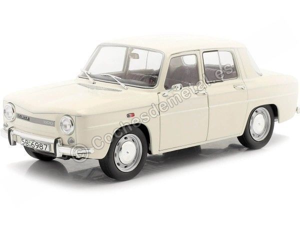CARSDEMETAL.ES 1968 DACIA 1100 WHITE 1:18 SOLIO S1803605