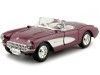 Cochesdemetal.es 1957 Chevrolet Corvette Granate 1:24 Lucky Diecast 24201