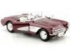 Cochesdemetal.es 1957 Chevrolet Corvette Granate 1:24 Lucky Diecast 24201