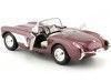 Cochesdemetal.es 1957 Chevrolet Corvette Granate 1:24 Lucky Diecast 24201