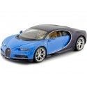 Cochesdemetal.es 2016 Bugatti Chiron Azul Bitono 1:24 Welly 24077