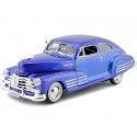 Cochesdemetal.es 1948 Chevrolet Aerosedan Fleetline Azul Metalizado 1:24 Motor Max 73266