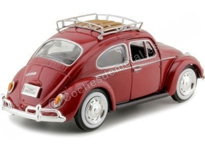 CARSDEMETAL.ES 1966 Volkswagen VW Beetle avec portage rouge 2