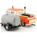 CARSDEMETAL.ES 1967 Volkswagen Type 2 (T1) "Set Road Service" Orange / Gray 1:24 MOTOR MAX 79674