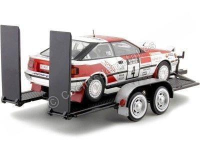 1990 Toyota Celica GT-4 WRC Nº4 Sainz/Moya Ganador 1000 Lakes Rally + Remolque 1:24 Salvat RAL01 76001 Cochesdemetal.es 2