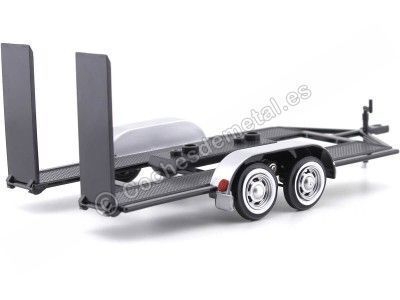 CarsDEMETAL.ES trailer de carro de dois eixos às 1:24 Motor máximo 76001 2