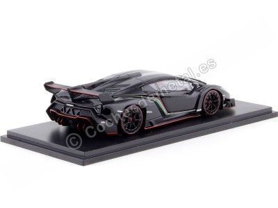 Cochesdemetal.es 2014 Lamborghini Veneno LP750-4 Negro / Rojo 1:43 Kyosho 05571BKR 2