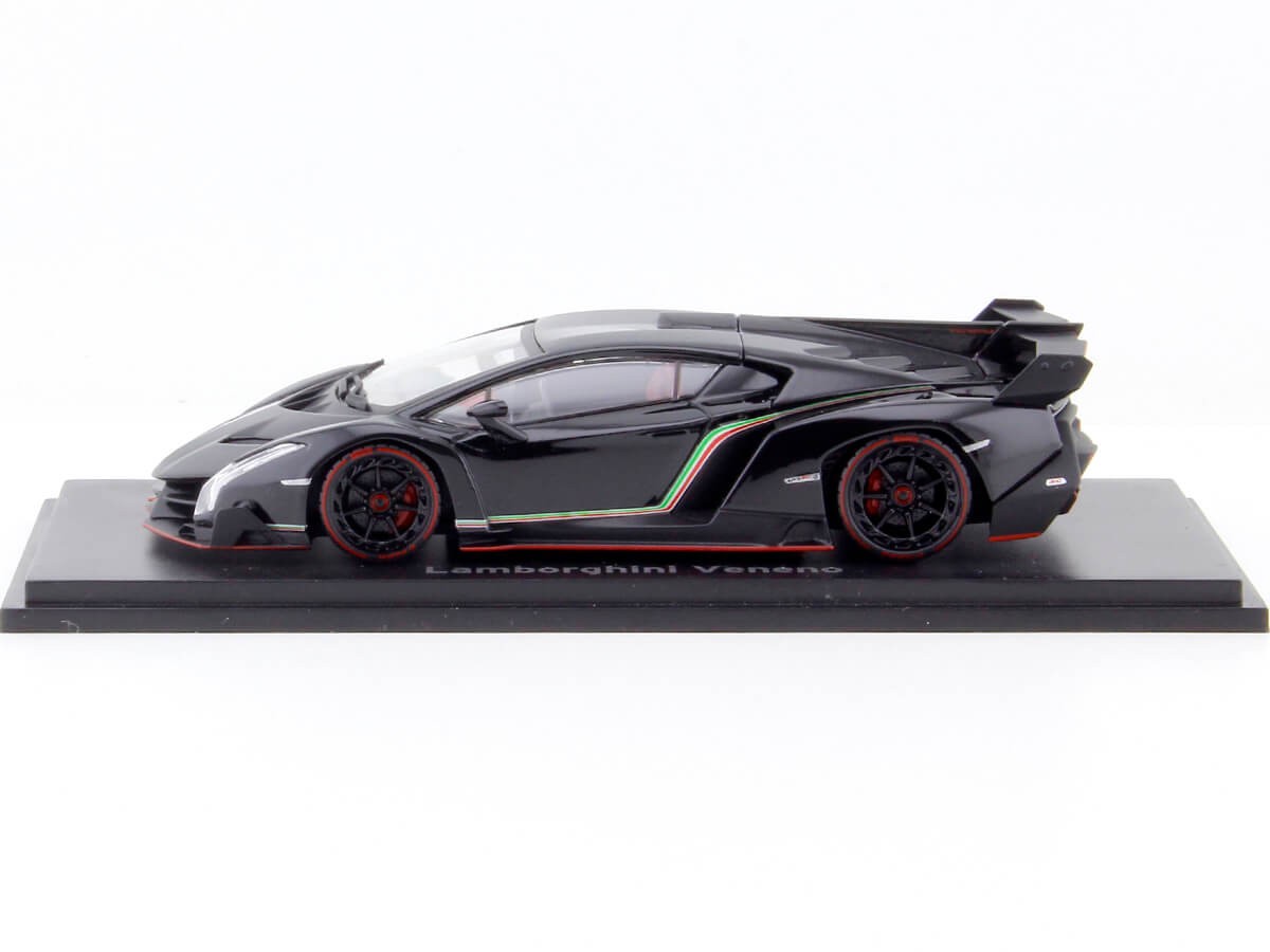 2014 Lamborghini Veneno LP750-4 Negro/Rojo 1:43 Kyosho 05571BKR