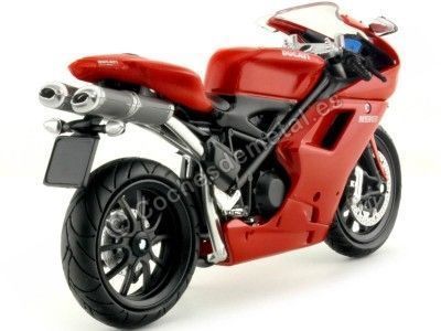 2008 Ducati 1198 Red 1:12 NewRay 57143 Cochesdemetal.es 2