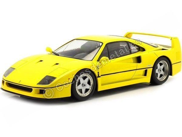 Cochesdemetal.es 1987 Ferrari F40 Amarillo 1:18 KK-Scale KKDC180692